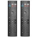 【Pack of 2】 Universal for Vizio Smart TV Remote, 2 Piece for Vizio Remote Control Replacement XRT136, for Vizio TVs (D-Series E-Series M-Series P-Series V-Series)