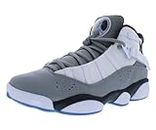 Jordan Unisex-Adult Basketball Shoes Basketball Shoes, White/Dutch Blue- Particle Gre, 11