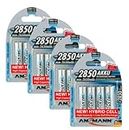 Ansmann AA 2850 Hybrid High Capacity, Low Discharge Rechargeable Batteries -16 Pack