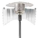 Smokitcen Adjustable Heat Focusing Reflector for Round Natural Gas and Propane Patio Heaters