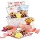 Hello Spring Full Bloom Deluxe Gift Basket for Women or Men Thinking of You or Any Occasion