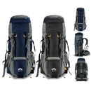 Internal Frame Backpack,Large Hiking Backpack Rucksack with Rain Cover