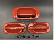 99 01 02 03 04 05 06 Silverado Sierra Victory Red Door Handle Set + Tailgate