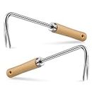 Cabilock Straw Hook Crevice Remover Hand Tool Weeding Tools Bonsai Weeder Crabgrass Puller Weeder Pullers Garden Weeding Hooks Garden Tool Home Tools Household Stainless Steel Hoe