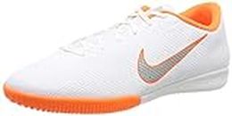 Nike Mercurial Vapor 12 Academy Ic, Men's Footbal Shoes, White (White/Chrome-Total O 107), 6 UK (39 EU)