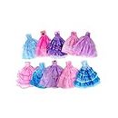 10 Pcs Handmade Novelty Dress Wedding Party Gown Dresses Clothes for Doll Xmas Gift (Random Color/Style), Dress for Barbies, Party Gown Dresses for Dolls, Wedding Dress for Dolls