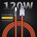 Câble Chargeur Rapide 120W USB Type-C Données Zinc Xiaomi Samsung Huawei iPhone
