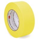 3M 06656 Crepe Paper Automotive Refinish Tape 2 Inch, 6 Pack, Yellow