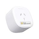 meross Smart Plug WiFi Outlet Works with Apple HomeKit, Siri, Alexa, Google Home, Smart Socket with Timer Function, Remote Control, No Hub Required