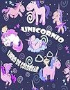 Unicornio Libro de Colorear: Para niños de 2-5 años; Enfriar para colorear para los adolescentes, niños y niñas, con diseños Unicornios