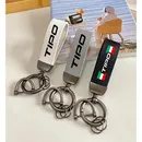 Top Layer Cowhide Key Chain Keyrings Lanyard Custom Logo For Fiat TIPO 356 Car Accessories For TIPO