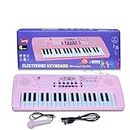 CATBAT Kids Piano for Kids Electronic Piano with Microphone Educational Musical Toys for 3 4 5 6 7 8 Year Old Boys, Girls Gifts for Age 3-8 (Pink)