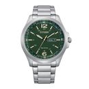 Citizen Eco-Drive Men's Calendar Green Compass Dial Sport Watch 44mm AW0110-58X