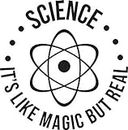 MR3Graphics Magnet Science: It's Like Magic, But Real Magnetic Car Sticker Decal Bumper Magnet Vinyl 5"