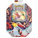 Pokémon-Sammelkartenspiel: Tin-Box Paldea-Partner: Skelokrok-ex (1 holografische Promokarte & 4 Boosterpacks)