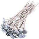 AuraDecor Eco, Braided Wicks for Candle Making for Soy Candles, Eco 6inch Pretabbed Wicks, Cotton & Paper Wicks for Candle Making (150)