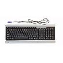 SIS PS2 KB 110-key PS2 Multimedia Keyboard(MM KB, PS/2)