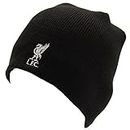 Liverpool FC - Authentic EPL Brand Black Knitted Beanie Hat