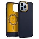 CASEOLOGY by Spigen TPU Nano Pop Mag Back Cover Case for iPhone 13 Pro Max (TPU | Blueberry Navy)