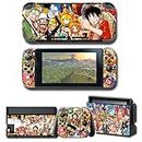 TANOKAY Stickers Decals Protector Skin for Nintendo Switch, Wrap Cover Full Set Protection Faceplate Console Dock
