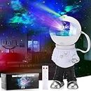 Gowkeey Astronaut Galaxy Star Projector Starry Night Light, Proyector Estrellas Astronauta，Astronauta Lampara con Nebulosa, Adecuado Lampara Proyector Galaxia Techo de Dormitorio，Regalos Para Niños