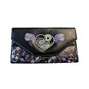 The Nightmare Before Christmas Jack & Sally Floral Trifold Wallet