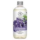 Lavender Fragrance Reed Diffuser Refill 500ml - Wardrobe Freshener - Home Fragrance Oil - Air Freshener - Aromatherapy - Essential Lavender Oil Diffuser - Scented Lavender Reed Diffuser Refill