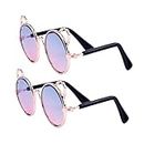 POPETPOP 2pcs modeling makeup Christmas cosplay glasses sunglasses dog cat Toy Accessories circular sunglasses Glasses cute cat accessories clothing funny ac resin Funny Cat Sunglasses