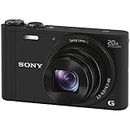 Sony DSC-WX350 Appareils Photo Numérique, Capteur CMOS Exmor R, 18.2 Mpix, Zoom Optique 20x - Noir