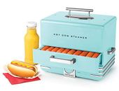 Nostalgia Extra Large Diner-Style Steamer, 20 Hot Dogs And 6 Bun Capacity, Perfe
