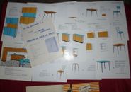 N°4350 / leaflet sets DONDANA kitchen furniture design 1964