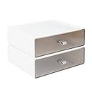 Eono Multipurpose Plastic Stackable Storage Box Drawer For Office Stationery Desktop Accessories Organizer (Set 02)