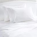Cotton bed Sheet set for Three Quarter Size Bed - Egyptian Cotton Sheets Three Quarter Size Sheets Deep Pocket Cotton Bed Sheets 48 X 75 inch Sheet set Cotton Bedsheet Three Quarter Size White