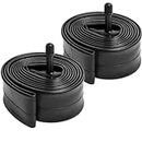 YunSCM 2-Pack 26" Inner Tubes 26x1 3/8 ETRTO 37-390 inch Bike Tubes AV32mm Schrader Tubes Compatible with 26 x 1 3/8 Bicycle Tires Inner Tubes