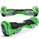 FLYING-ANT Hover Board UL2272 Certified Bluetooth Connect Stereo Bluetooth Speakers Easy Stay Balance Scooter Two-Wheel Electric Hoverboard (Black)