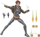 Marvel Hasbro Legends Series Walmart Exclusive 15-cm Collectible Black Widow Action Figure Toy, Premium Design, Accessories, Ages 4 and Up