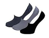 Columbia Women's PFG No Show Socks 3 Pair, Grey/White/Black, Women's 4-10 Shoe