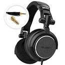Majority Studio 1 Headphones | Over Ear Wired Closed Foldable Head Phones with 50mm Speaker Drivers | DJ, Gaming, AMP, Recording | Crystal Clear Sound, Extendable Cable and 3.5-6.5mm Audio Jack