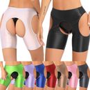 Sexy Damen-Yoga-Shorts ölhohl aus hochtailliert Workout schmale Passform