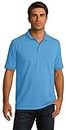 Port & Company 5.5-Ounce Jersey Knit Polo Shirt, Aquatic Blue, XXXXX-Large