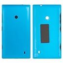Housing Back Cover Battery Cover Replacement Repair Parts Compatible with Nokia 520 Lumia, 525 Lumia, (Dark Blue, with Side Button)