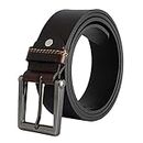 Hide Produits Men's Formal Belts, Handmade Pure Italian Quality Genuine Leather Belt with Antique Buckle For Casual/Formal/Office purpose (Medium)