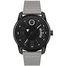 Movado 3600695 Men's Trend Black Dial Grey Strap Quartz Watch
