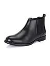 HiREL'S Men's Black Chelsea Boots 11
