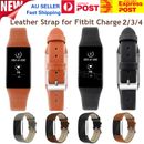 Genuine Leather Watch Band Replacement Strap For Fitbit Charge 4 3 2 Wristband