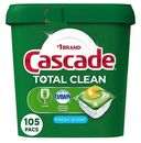 Cascade Total Clean Actionpacs, Dishwasher Detergent Pods, Fresh Scent (105 Ct.)