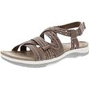 Earth Footwear Damen Sass3 Flache Sandale, Pink 681, 38.5 EU