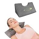Lumia Wellness Cervical Traction Wedge Pillow - Neck Support Pillow, Neck Correction, TMJ & Neck Pain Relief, Neck Stretcher Relaxer