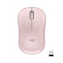 Logitech M220 SILENT Mouse Wireless, 2,4 GHz con Ricevitore USB, Tracciamento Ottico 1000 DPI, Durata Batteria di 18 Mesi, Ambidestro, Compatibile con PC, Mac, Laptop - Rosa