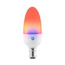 Kerzenfarbe [B15 Bajonettkappe] Wi-Fi Smart LED Glühbirne, polychrom
